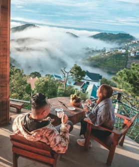 Quán Cà Phê Không Cánh Cửa View Săn Mây Tại Đà Lạt